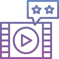 Movie Review Vector Icon