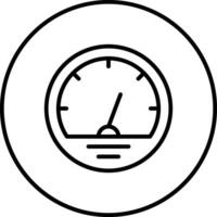 Speedometer Vector Icon