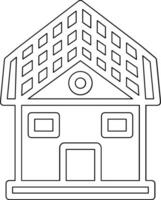 Solar House Vector Icon