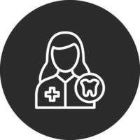 Female Dentist Vector Icon