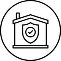 Home Security Vector Icon