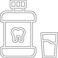 Mouthwash Vector Icon