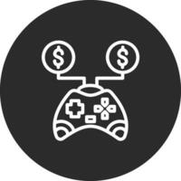 juego dinero vector icono