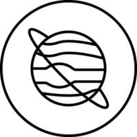 Urano vector icono