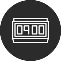 Digital Clock Vector Icon