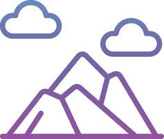 Mountains Vector Icon