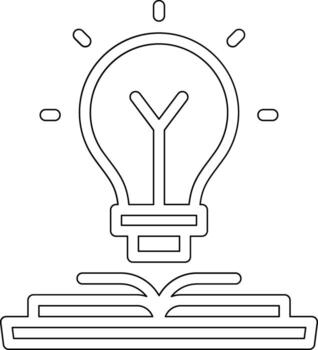 icono de vector de conocimiento