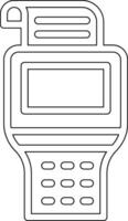 Pos Terminal Vector Icon