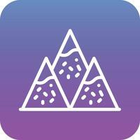 Mountains Vector Icon