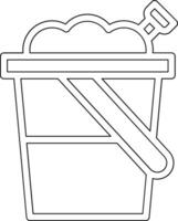 Sand Bucket Vector Icon