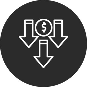 Price Decrease Vector Icon
