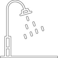 icono de vector de ducha