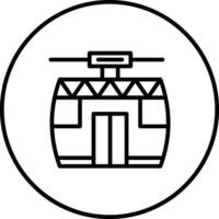 Cable Car Vector Icon