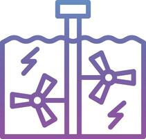 Tidal Power Vector Icon