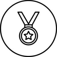 icono de vector de medalla