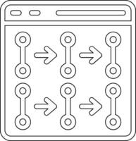 Pattern System Vector Icon