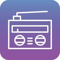 Radio Vector Icon