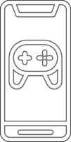 Mobile Game Console Vector Icon