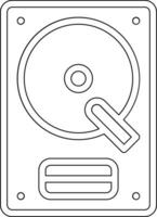 Hard Disk Vector Icon