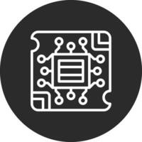 icono de vector de placa pcb