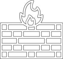 Firewall Vector Icon