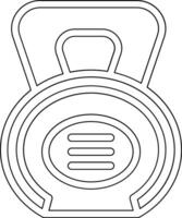 Kettlebell Vector Icon