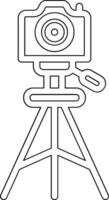 Tripod Camera Vector Icon