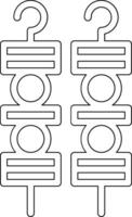 Kebab Vector Icon