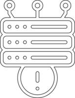 Database Alert Vector Icon