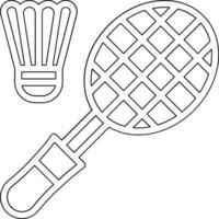 Badminton Vector Icon