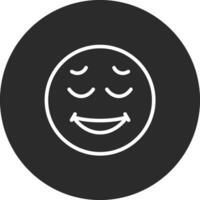 Relieved Face Vector Icon