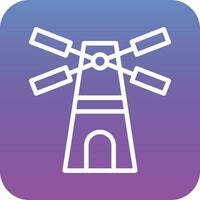 Windmill Vector Icon