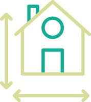 House Measurement Vector Icon