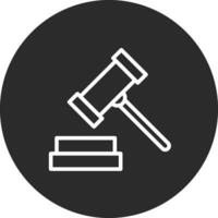 Judge Hammer Vector Icon