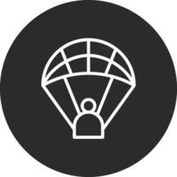 Army Parachute Vector Icon