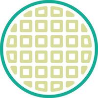 Waffle Vector Icon