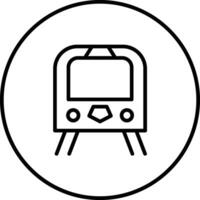 icono de vector de tren