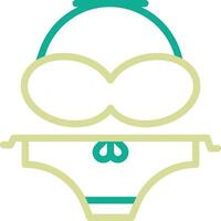 Women Swimsuit Vector Icon