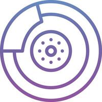 Brake Disc Vector Icon