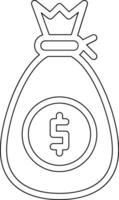 Money Bag Vector Icon