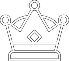 icono de vector de corona