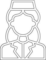Flight Attendant Vector Icon
