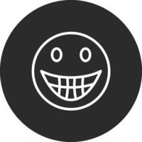 Grinning Face with Big Eyes Vector Icon