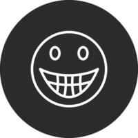 Grinning Face with Big Eyes Vector Icon