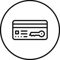 Keycard Vector Icon