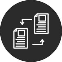 Documents Exchange Vector Icon