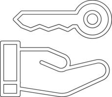 House Key Vector Icon