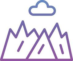 Wild Mountain Vector Icon