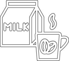 Coffee Milk Vector Icon