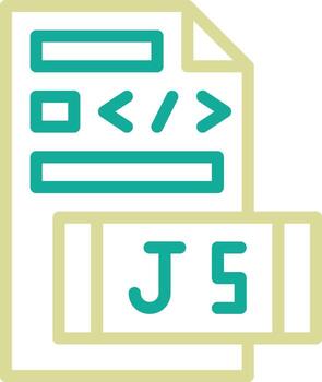 icono de vector de archivo javascript